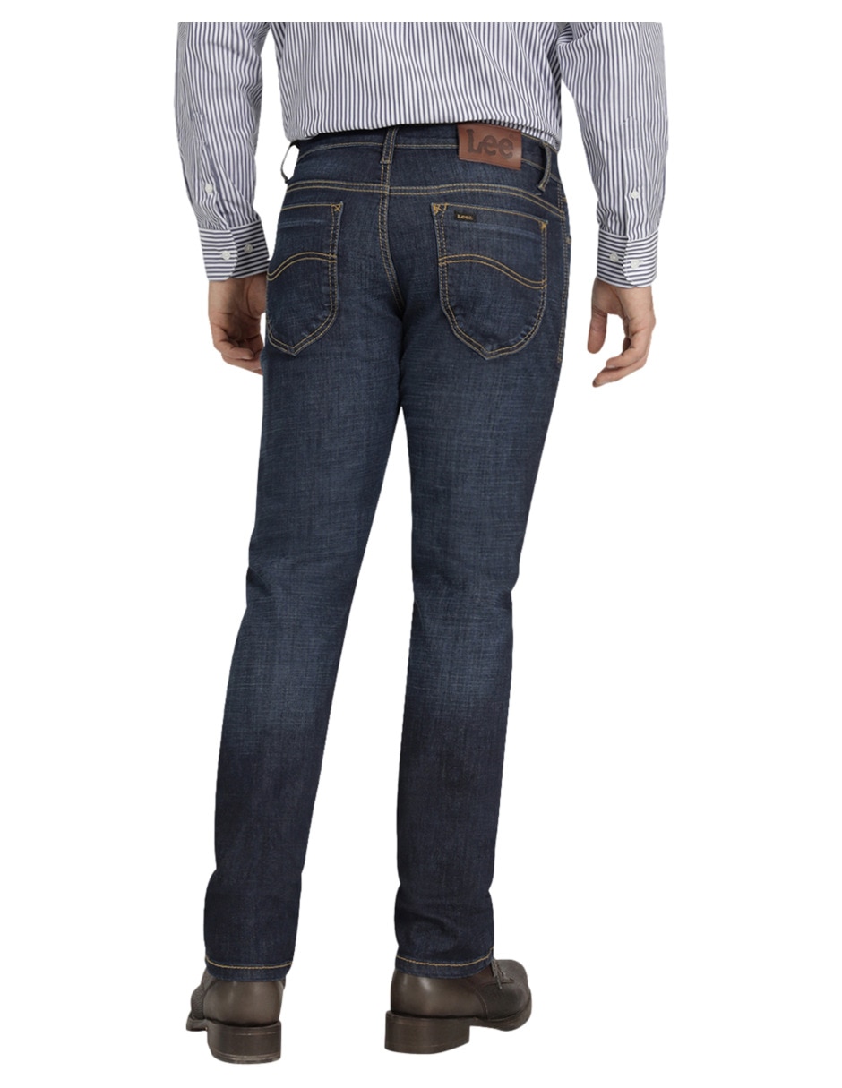 Jeans slim Lee 112365956 lavado whisker para hombre