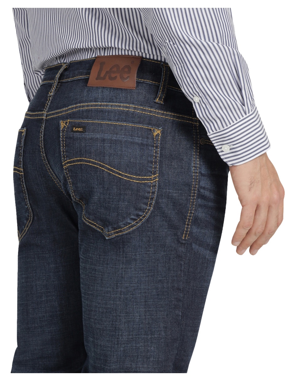 Jeans slim Lee 112365956 lavado whisker para hombre