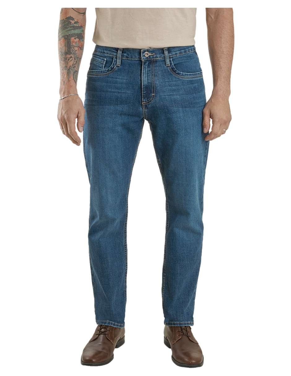 Jeans slim 112380173 lavado whisker para hombre Jeans slim 112380173 lavado whisker para hombre