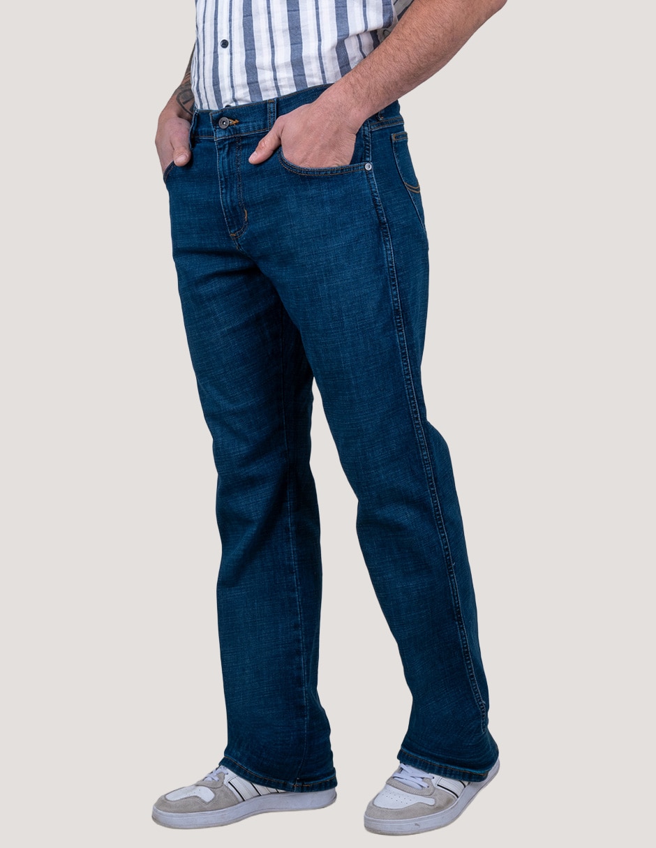 Jeans boot lavado whisker para hombre 6