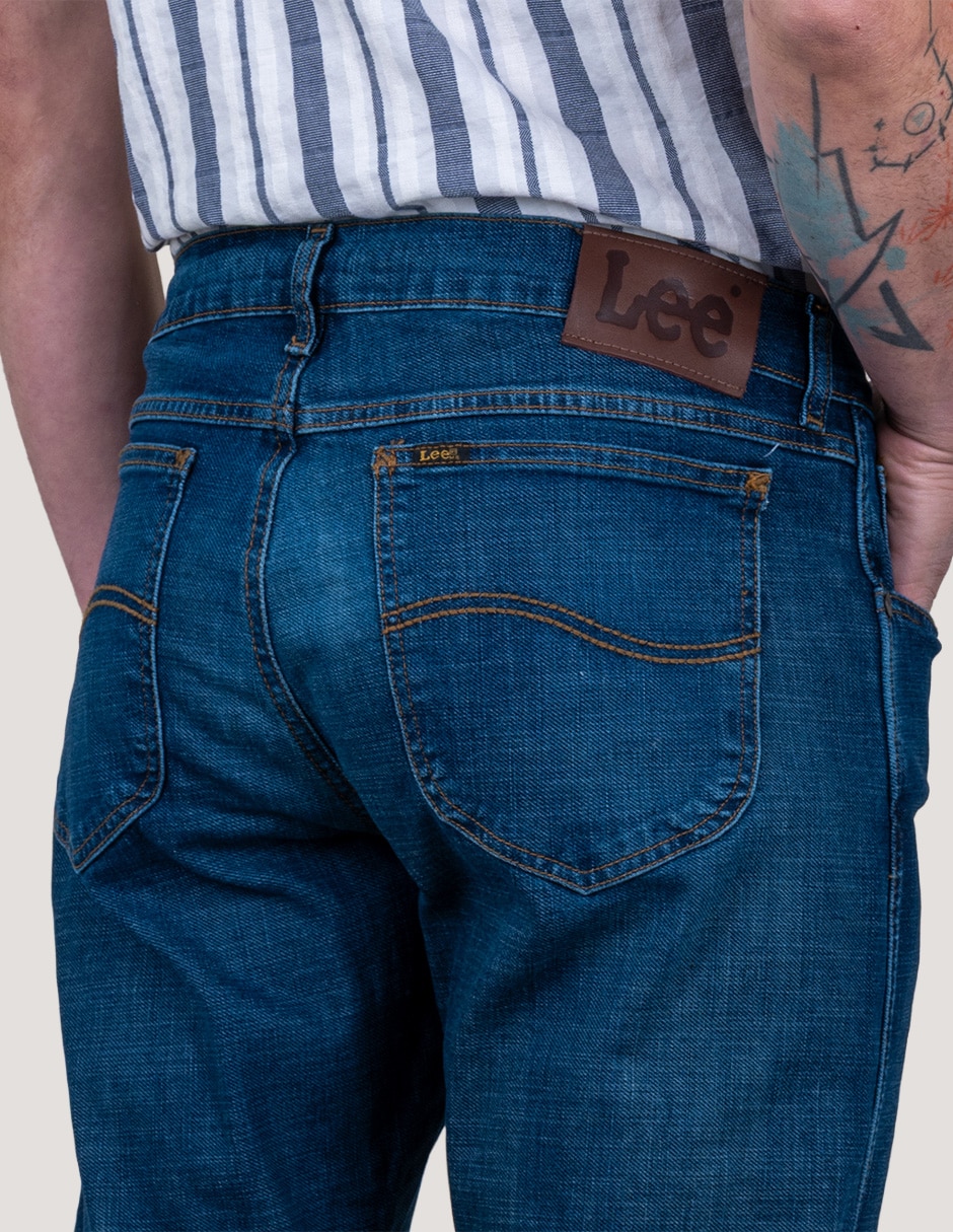 Jeans boot lavado whisker para hombre 8