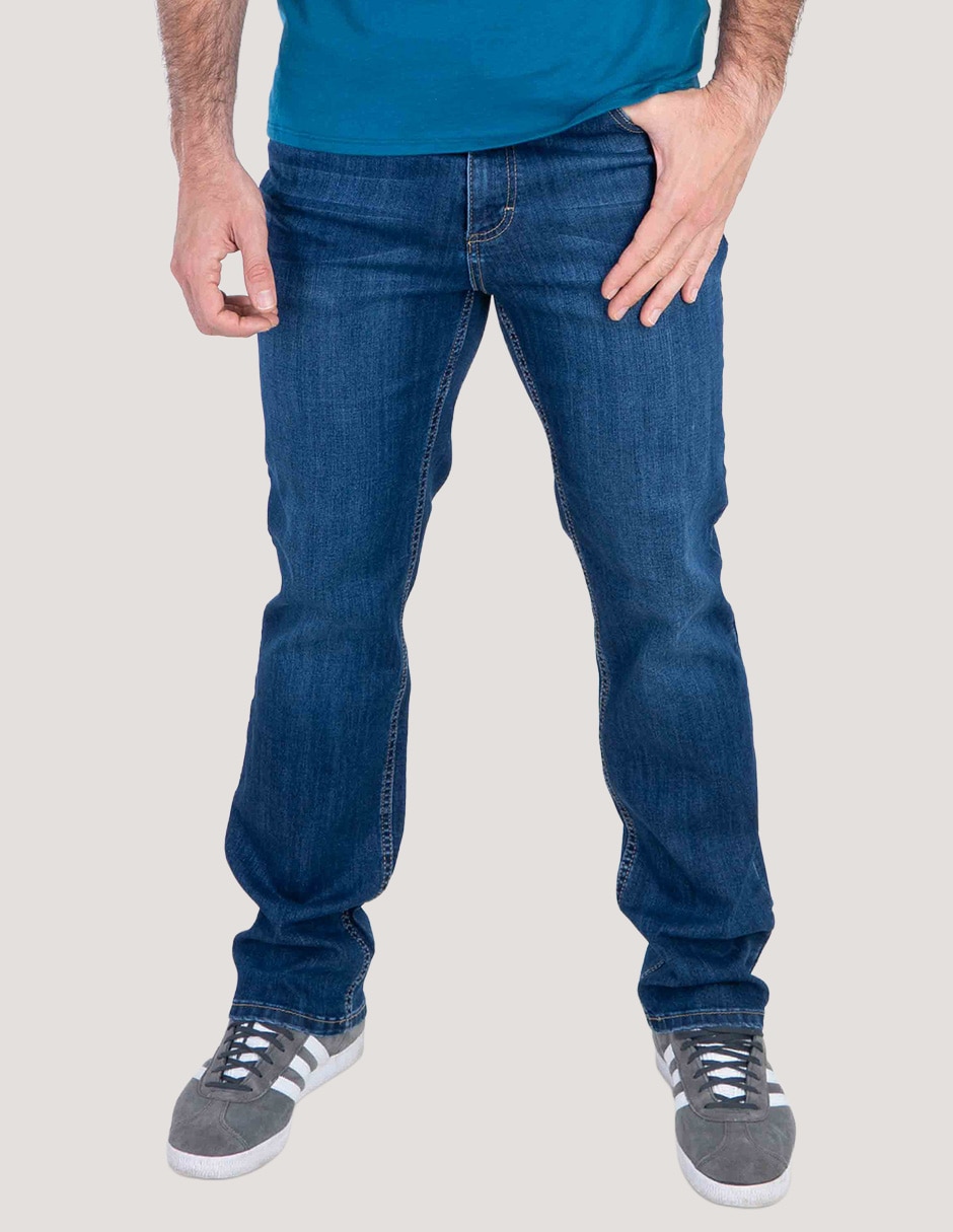 Jeans straight Lee 112378365 lavado whisker