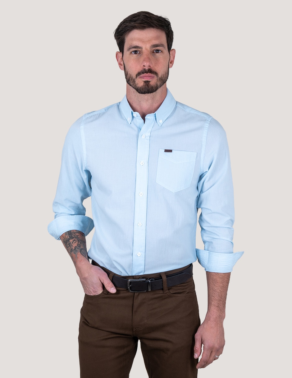 Camisa casual manga larga para hombre Camisa casual manga larga para hombre
