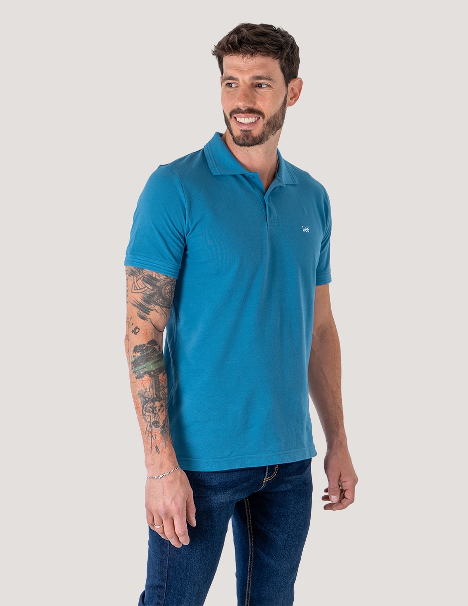 Playera tipo polo Lee para hombre
