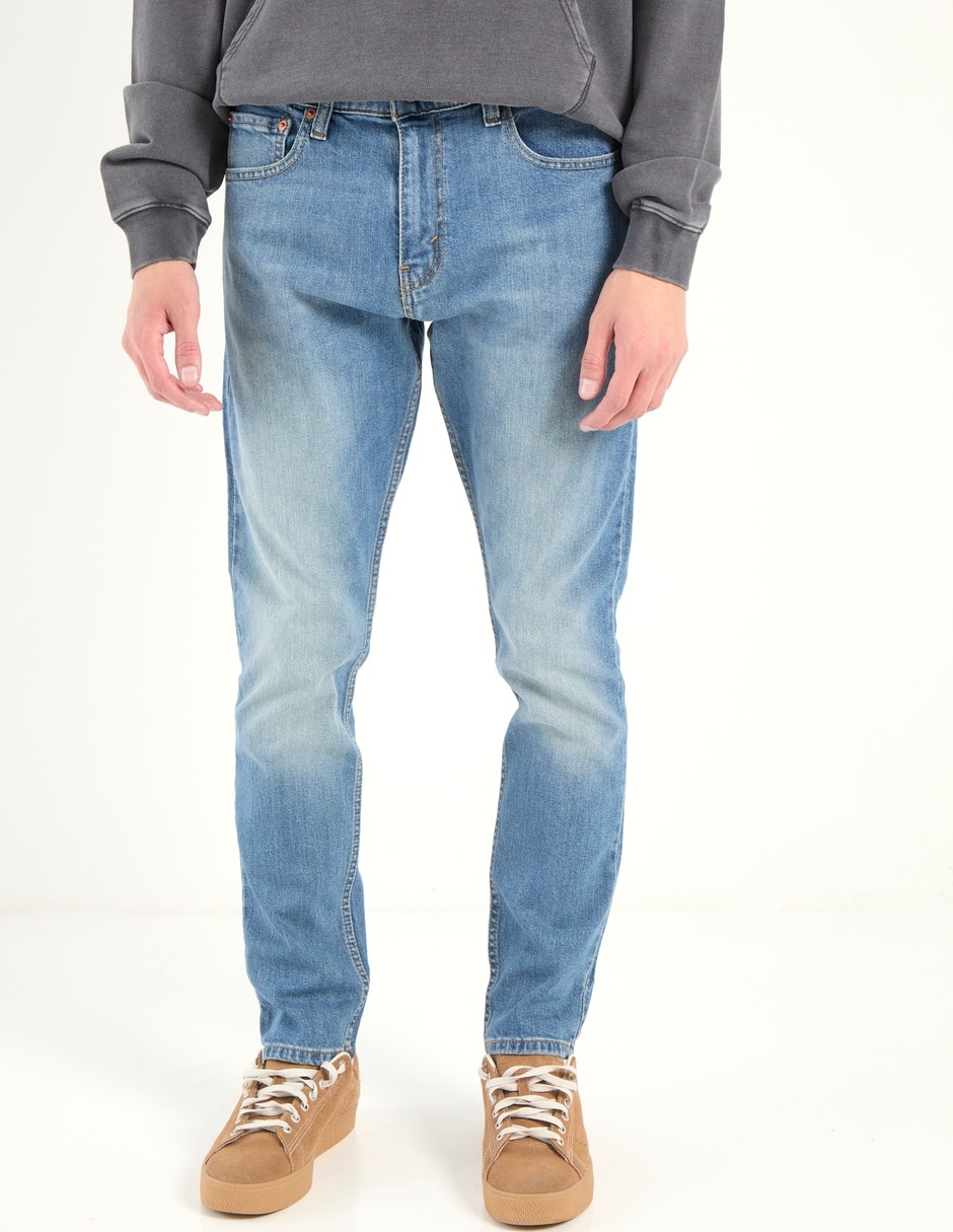 Jeans slim deslavado para hombre Jeans slim deslavado para hombre