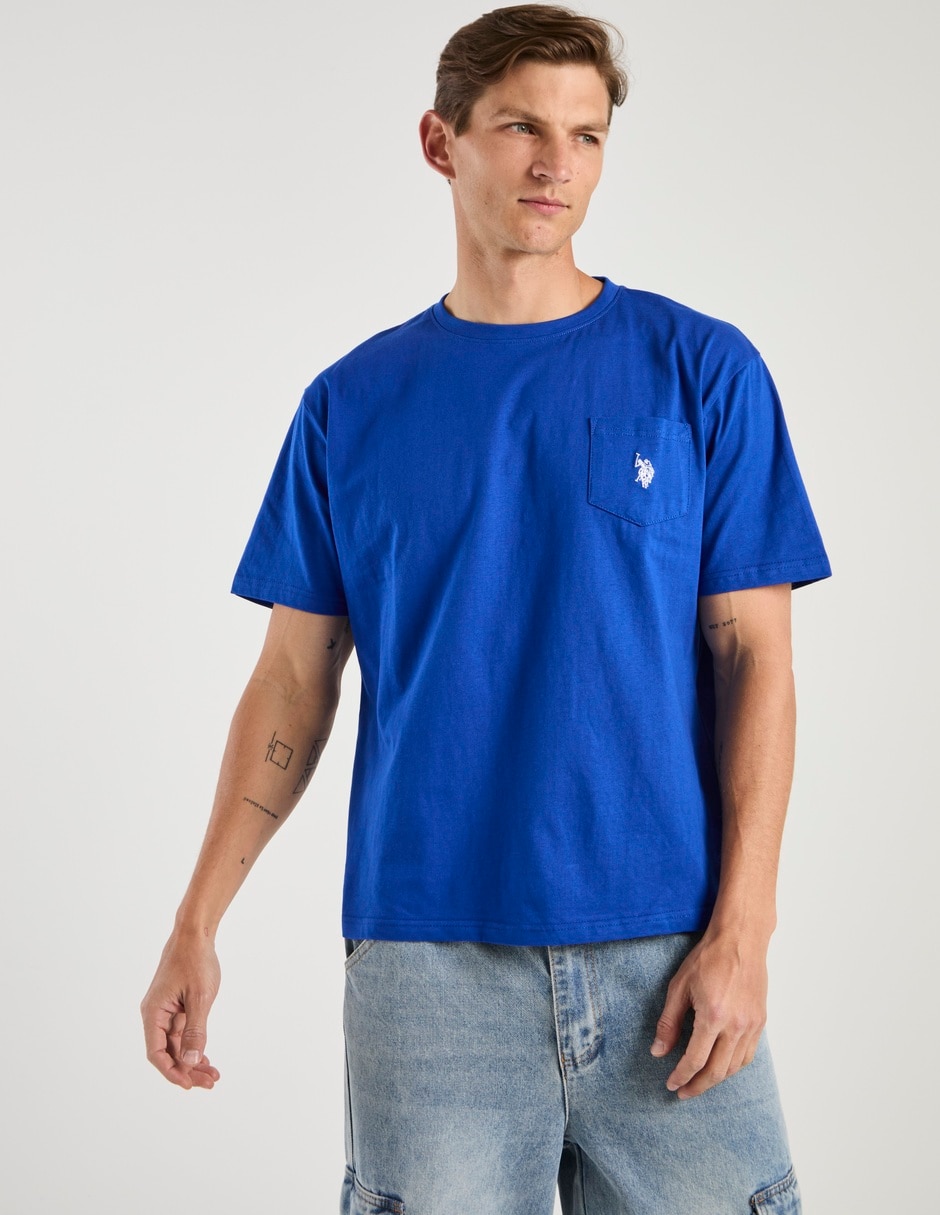 Playera cuello redondo para hombre