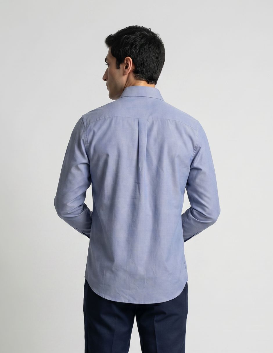 Camisa de vestir manga larga para hombre 4