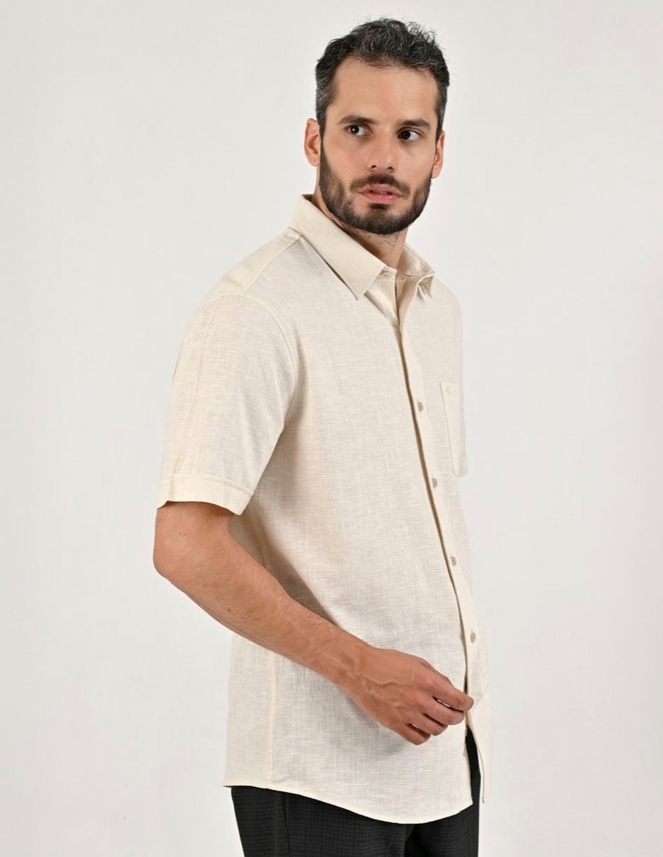 Camisa manga corta Yale para hombre