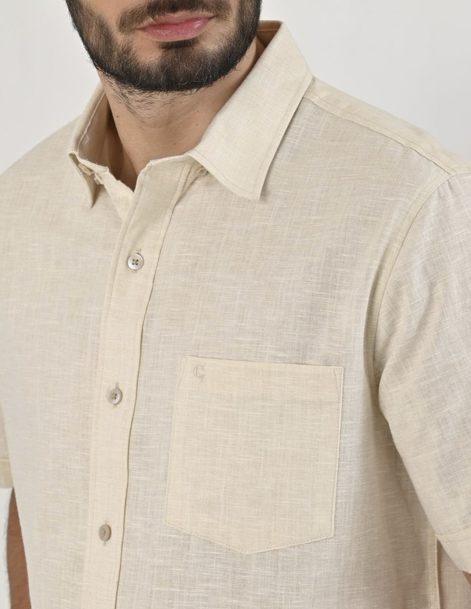 Camisa manga corta Yale para hombre