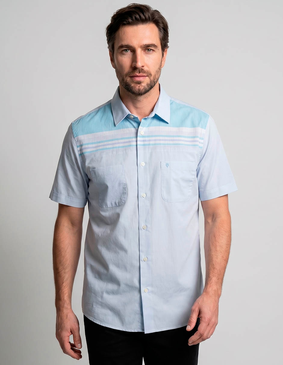 Camisa casual manga corta para hombre Camisa casual manga corta para hombre