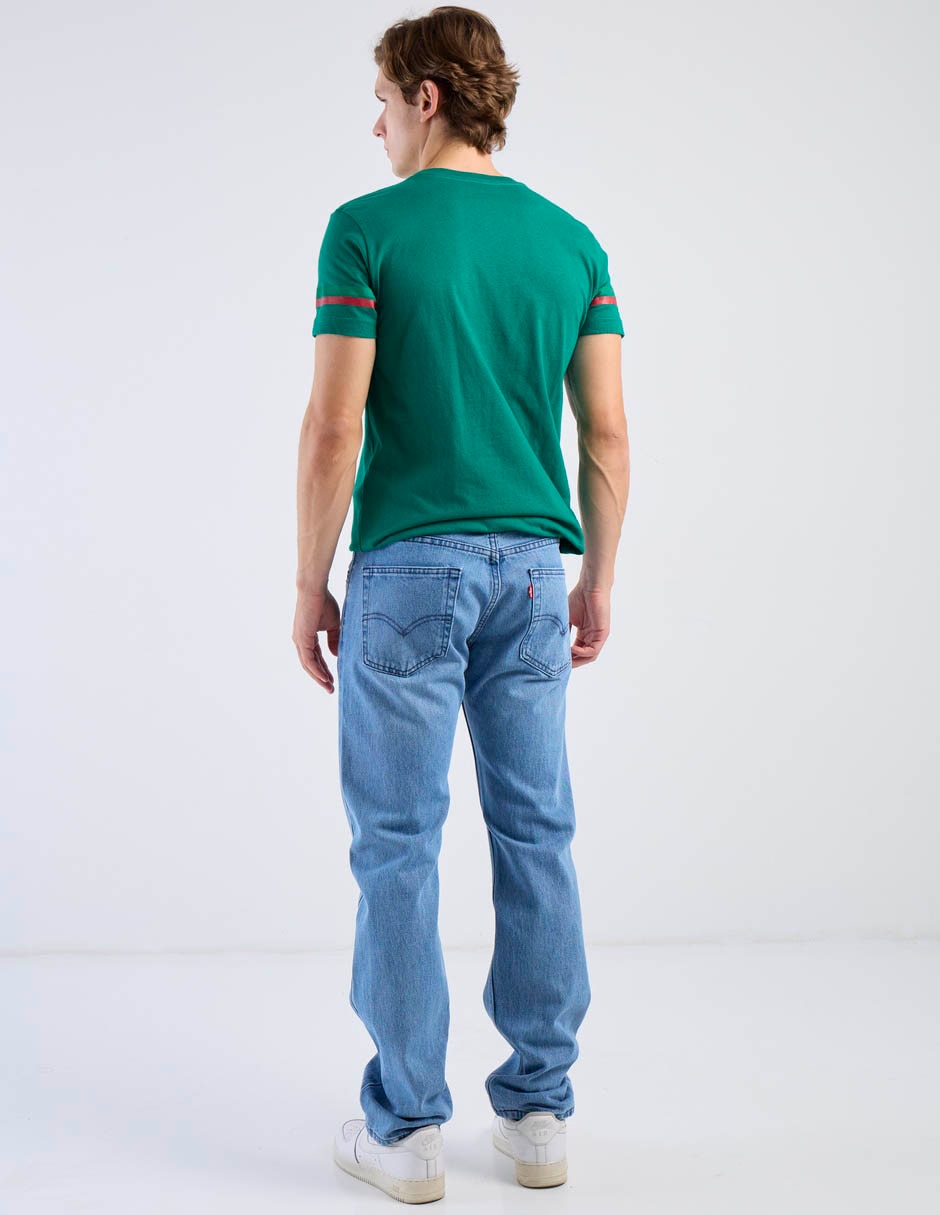 Jeans relaxed lavado medio para hombre 23