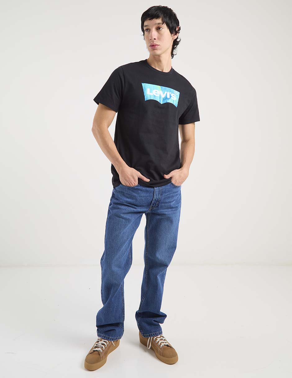 Jeans straight lavado medio para hombre Jeans straight lavado medio para hombre