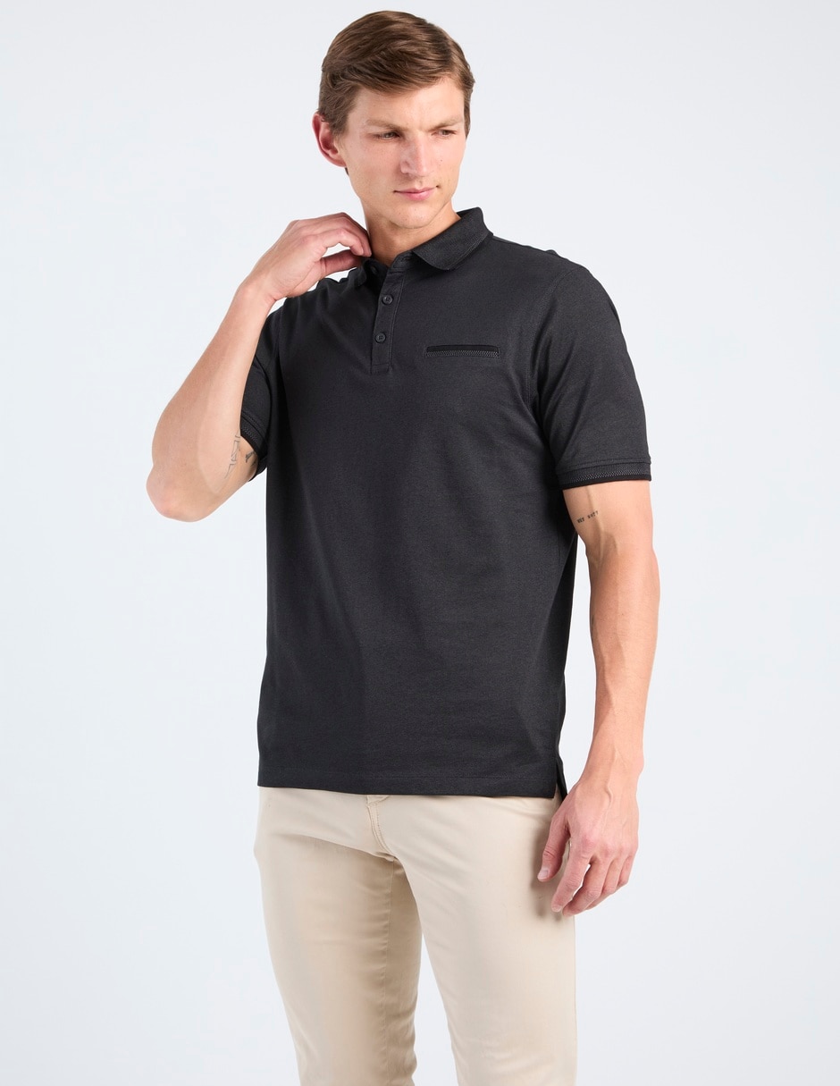Playera cuello polo para hombre 1