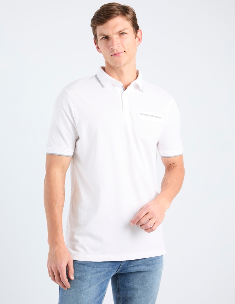 Playera cuello polo para hombre