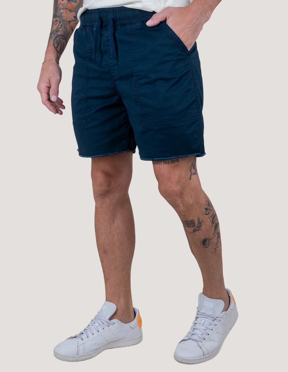 Bermuda Lee de algodón para hombre