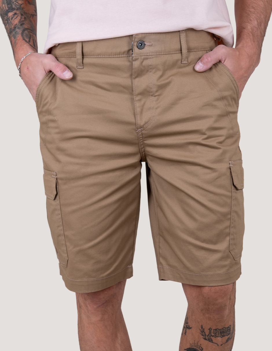Bermuda Lee de algodón para hombre