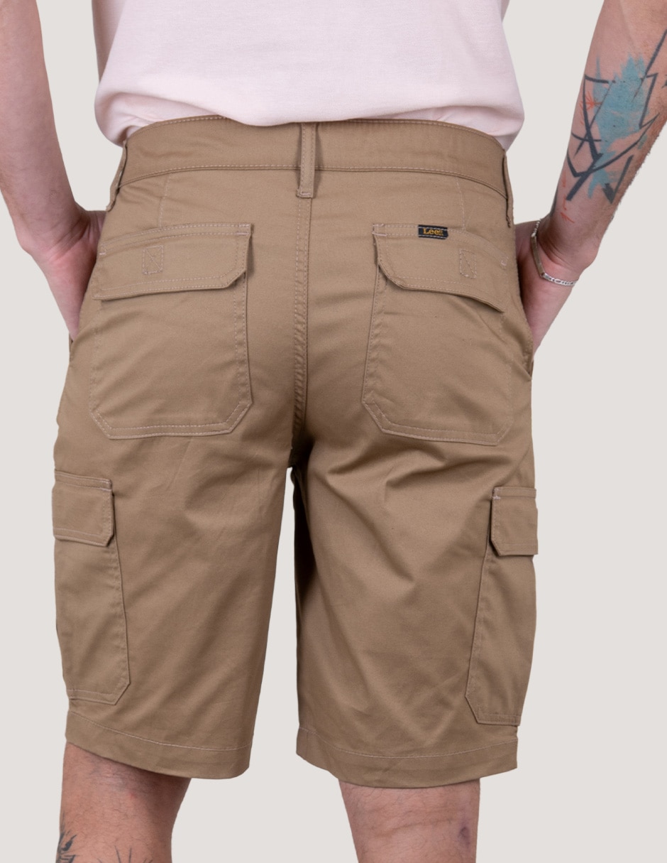 Bermuda Lee de algodón para hombre