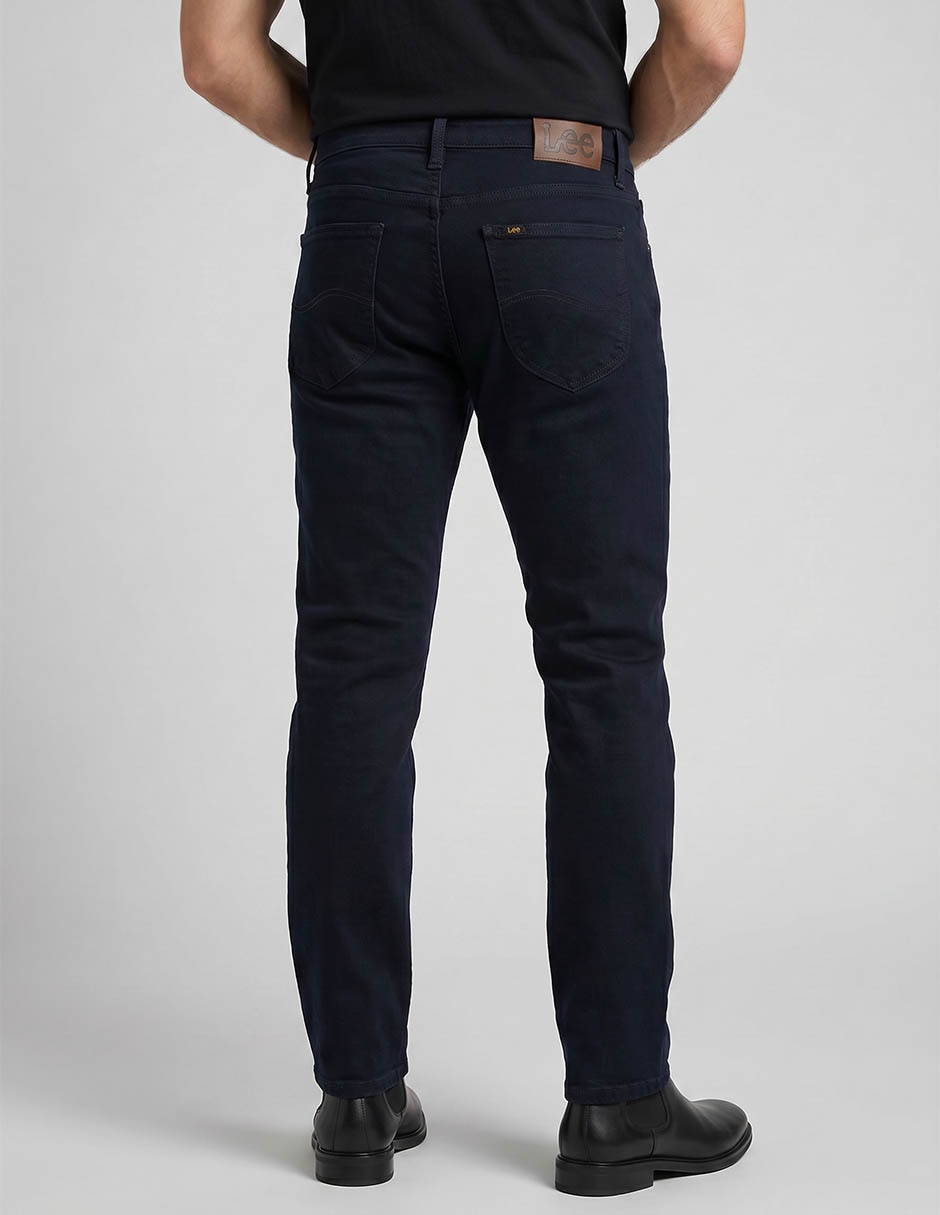 Jeans straight Lee lavado obscuro para hombre