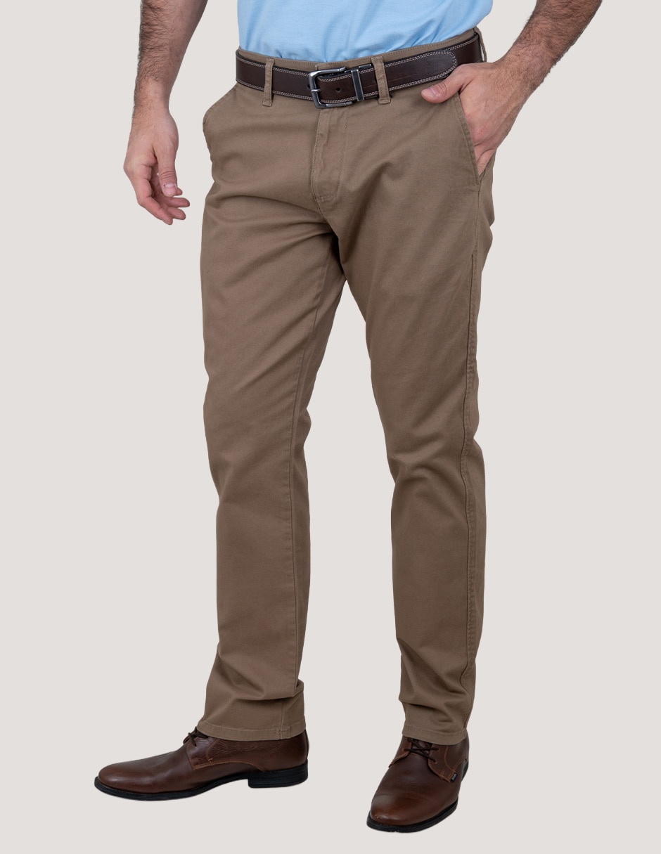 Pantalón recto Lee de algodón para hombre