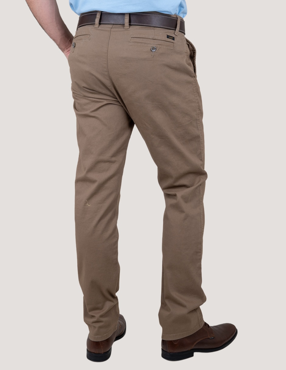 Pantalón recto Lee de algodón para hombre