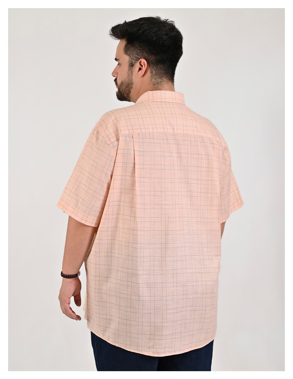 Camisa casual Yale Plus manga corta para hombre