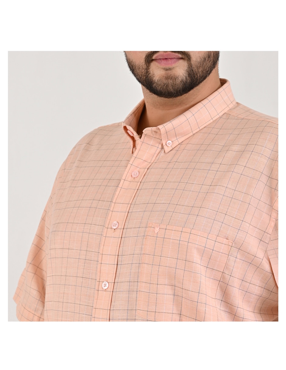 Camisa casual Yale Plus manga corta para hombre