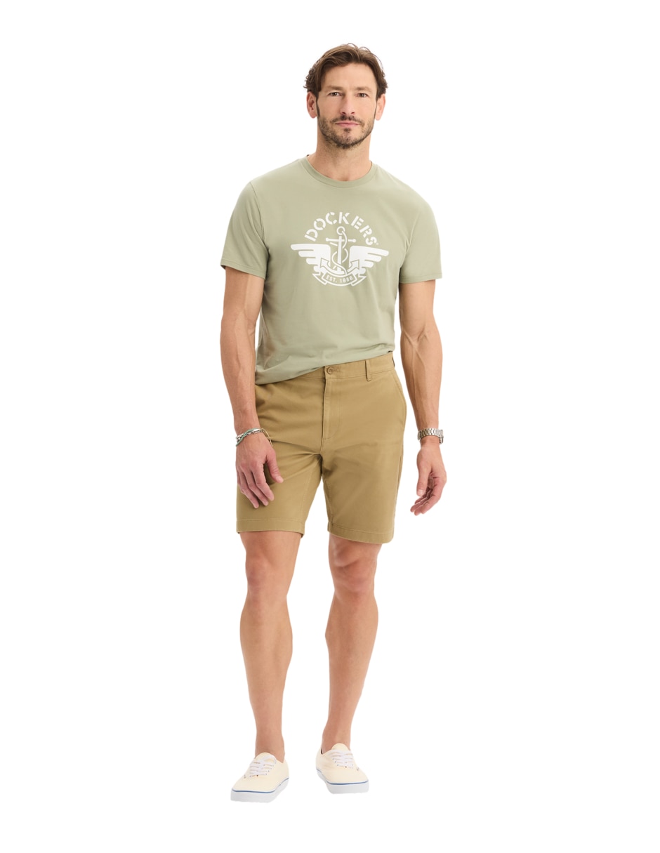 Bermuda de algodón para hombre