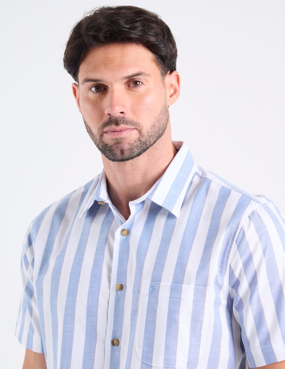 Camisa casual yale manga corta para hombre