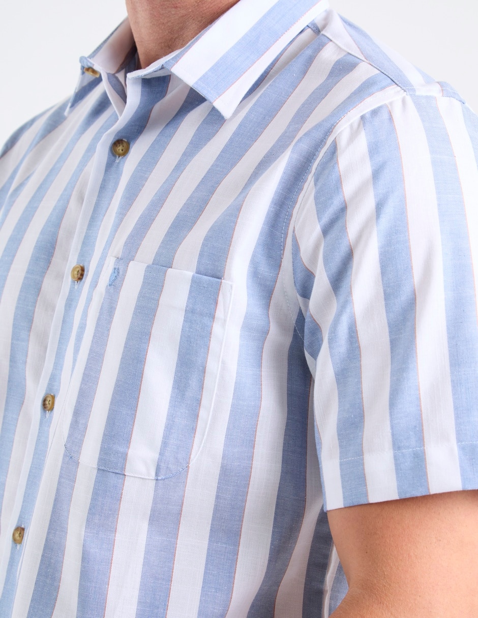Camisa casual yale manga corta para hombre