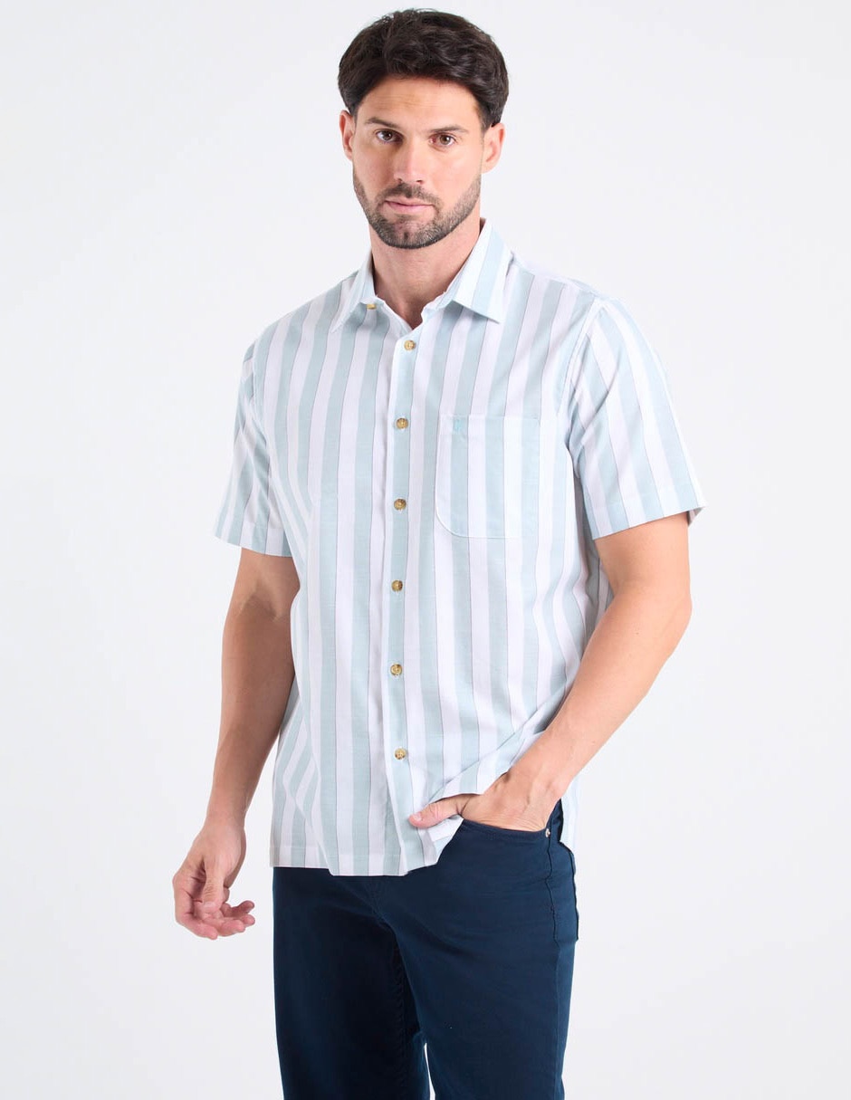 Camisa casual manga corta para hombre 1