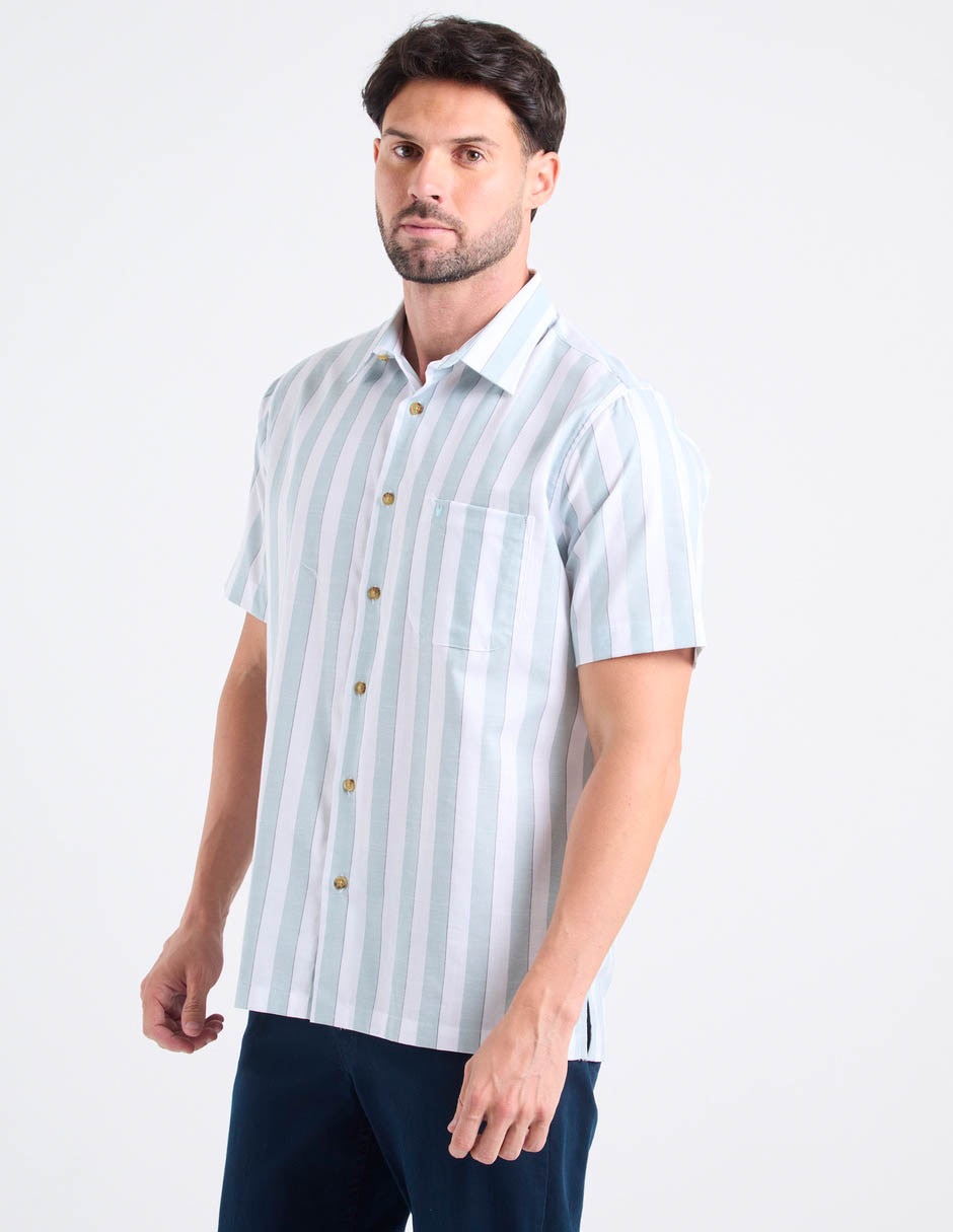 Camisa casual manga corta para hombre 2