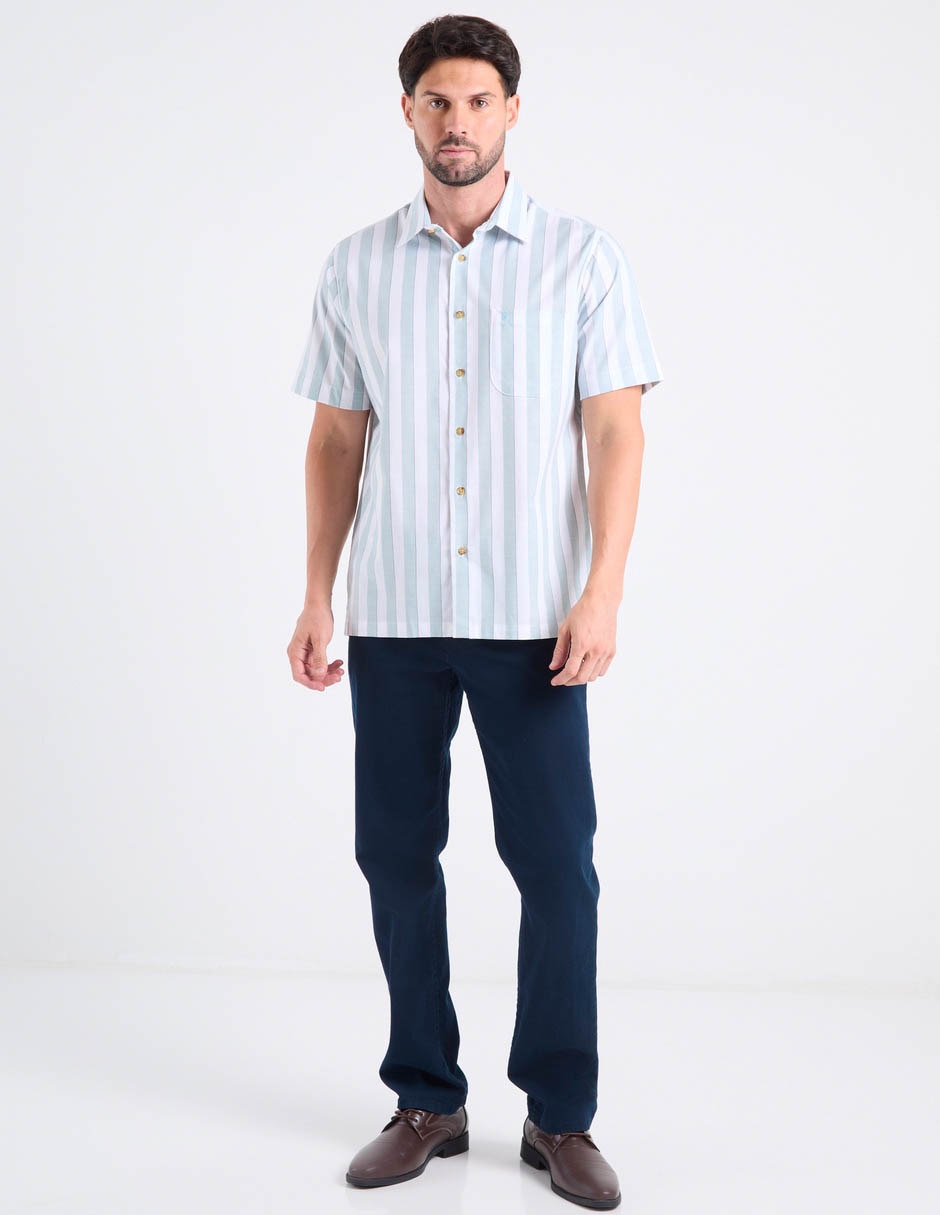 Camisa casual manga corta para hombre 3