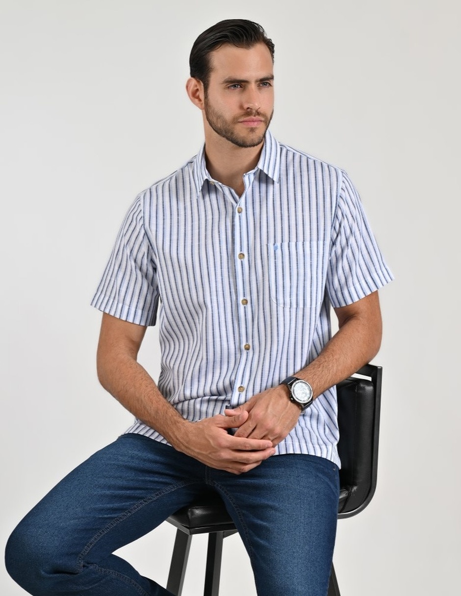 Camisa casual manga corta para hombre Camisa casual manga corta para hombre