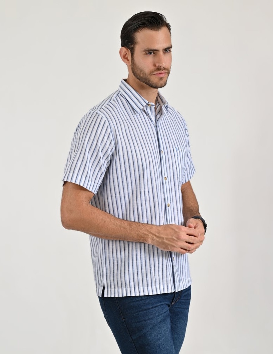Camisa casual Yale manga corta para hombre