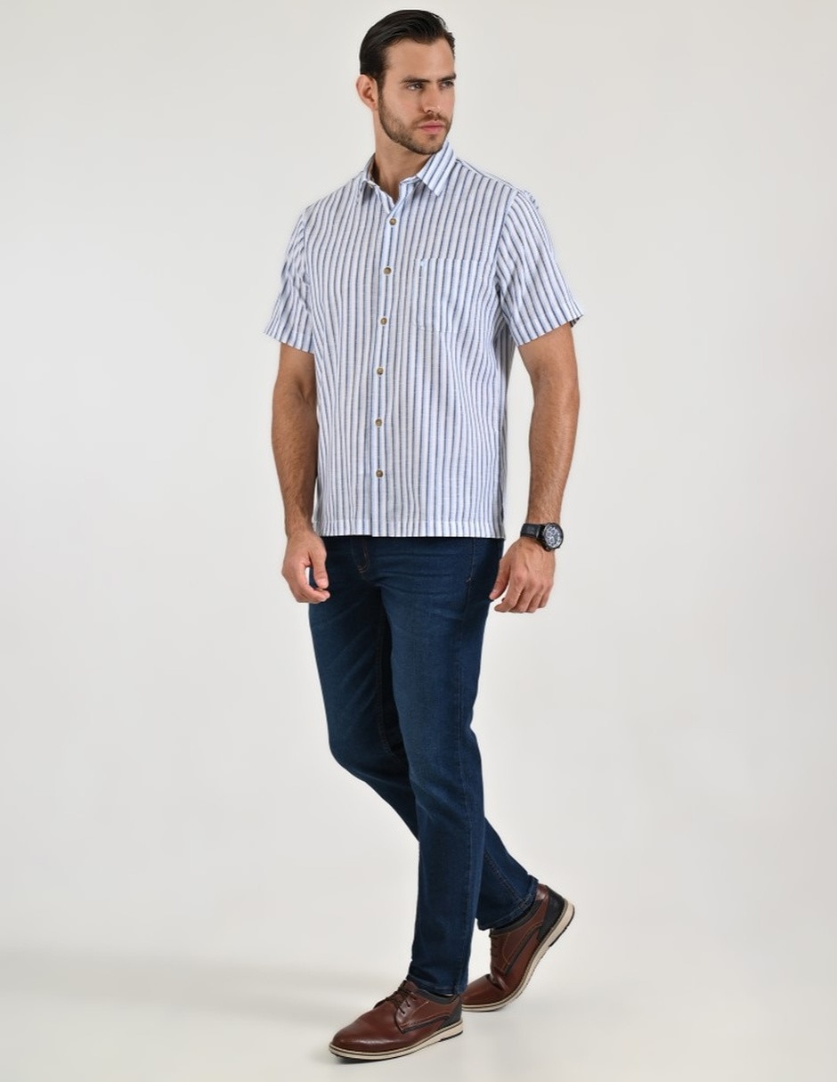 Camisa casual Yale manga corta para hombre