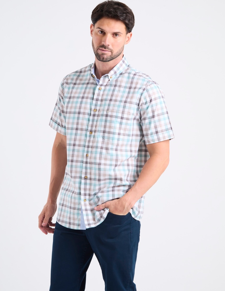 Camisa casual manga corta para hombre 2