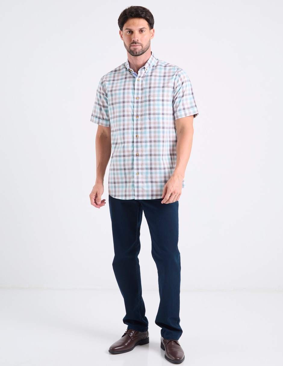 Camisa casual manga corta para hombre 3