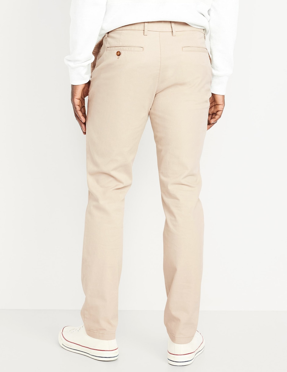 Pantalón casual chino slim Old Navy de algodón para hombre