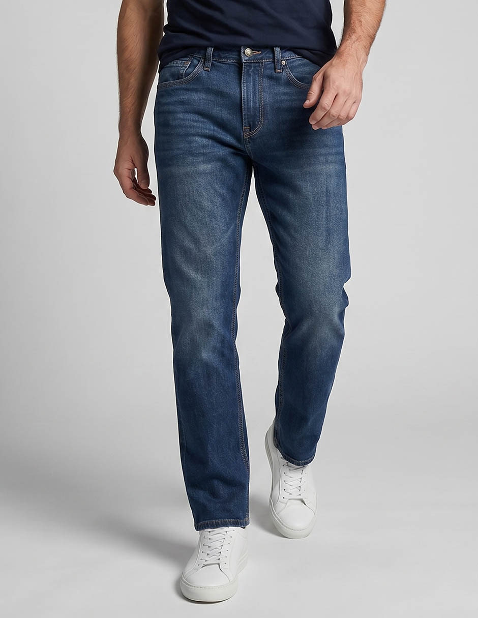 Jeans straight Old Navy lavado medio para hombre