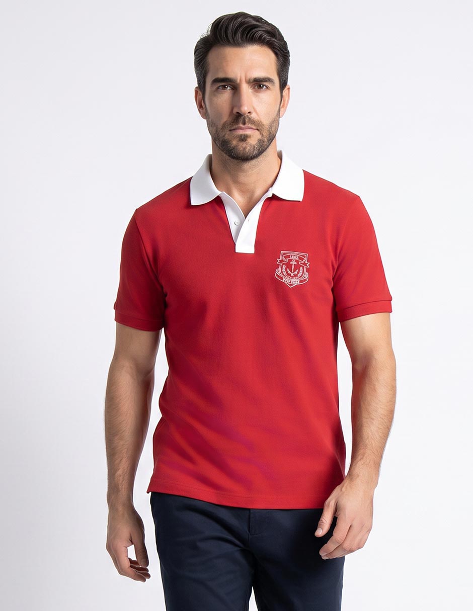 Playera cuello polo para hombre