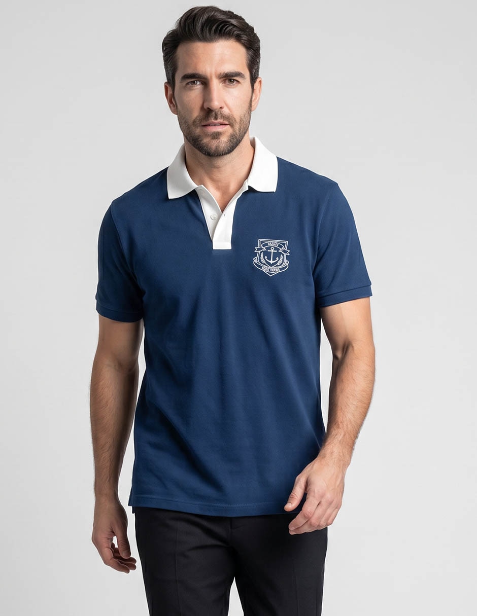 Playera tipo polo para hombre