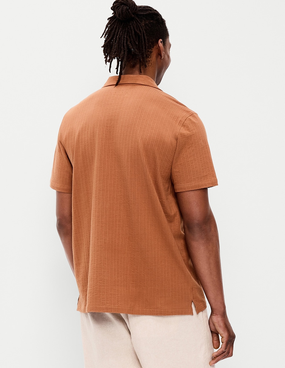 Camisa casual de algodón manga corta para hombre 2