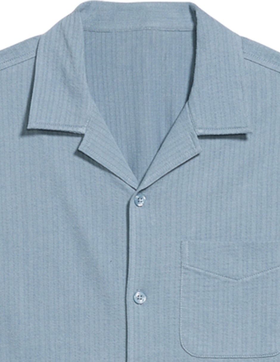 Camisa casual manga corta para hombre 3