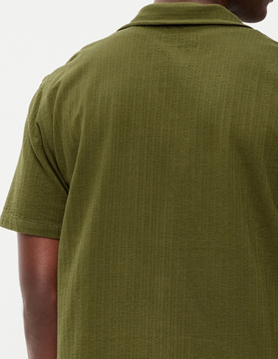 Sobrecamisa casual old navy manga corta para hombre