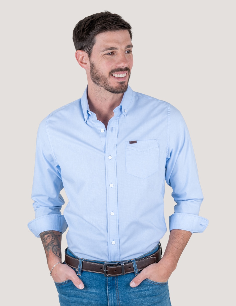 Camisa casual manga larga para hombre Camisa casual manga larga para hombre