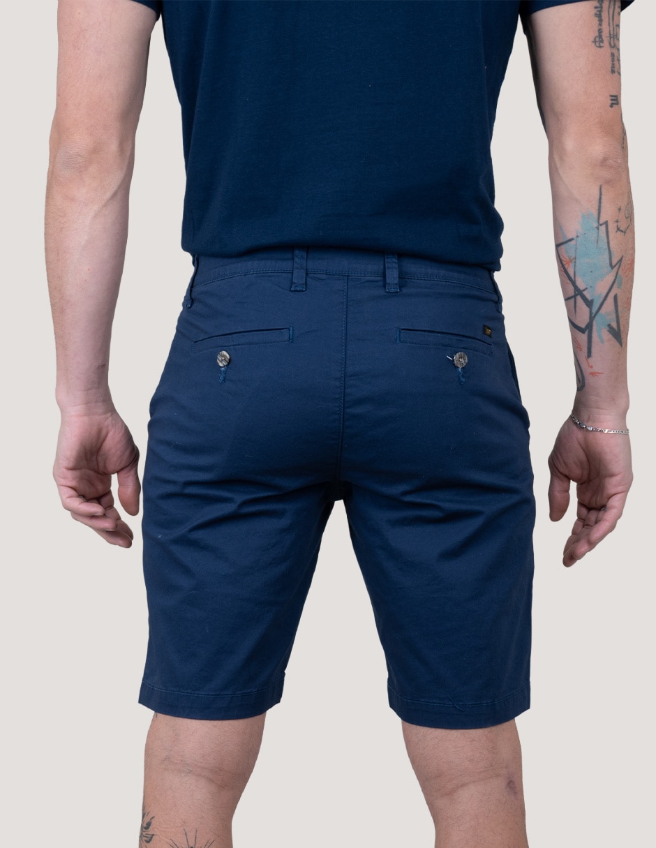 Bermuda Lee de algodón para hombre