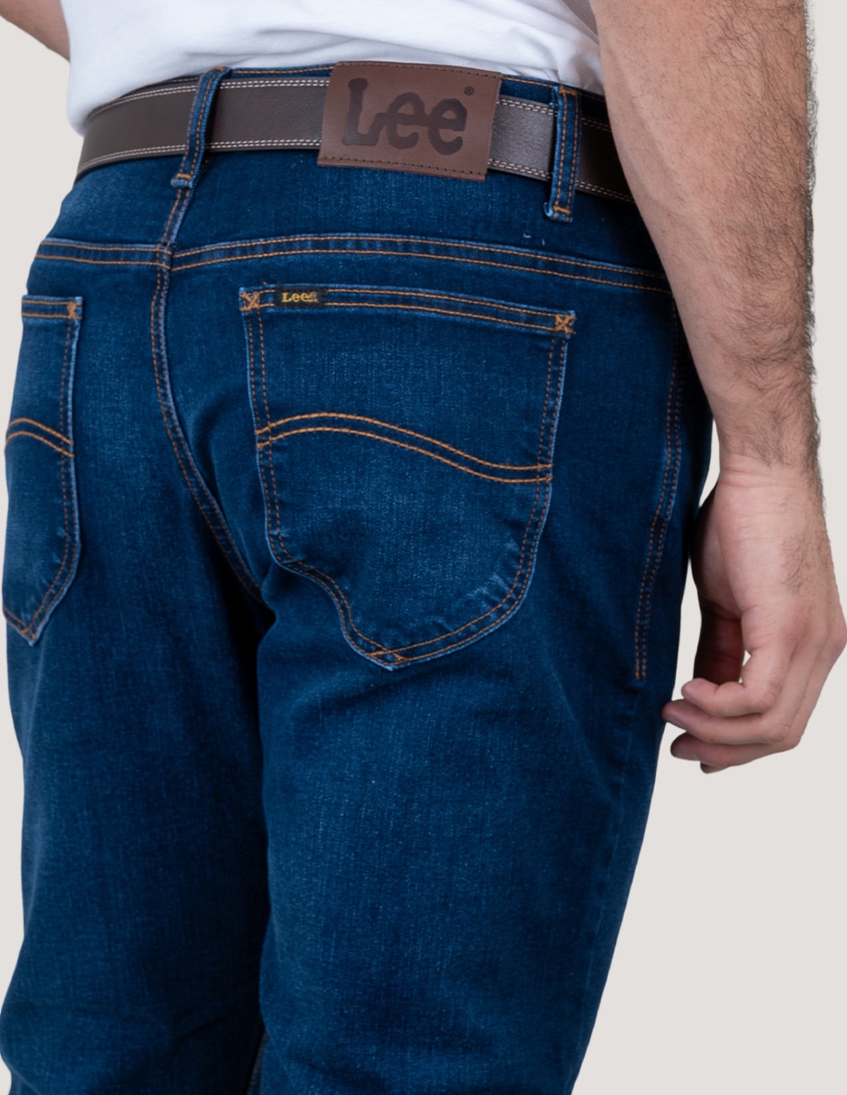 Jeans slim Lee lavado whisker para hombre