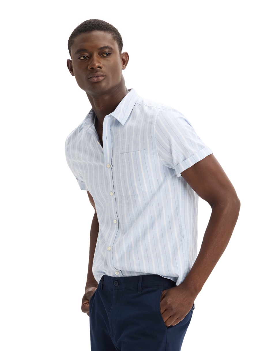 Camisa casual Dockers manga corta para hombre