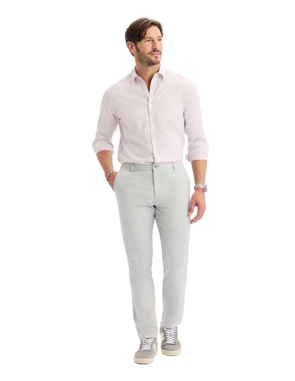 Camisa casual Dockers manga larga para hombre