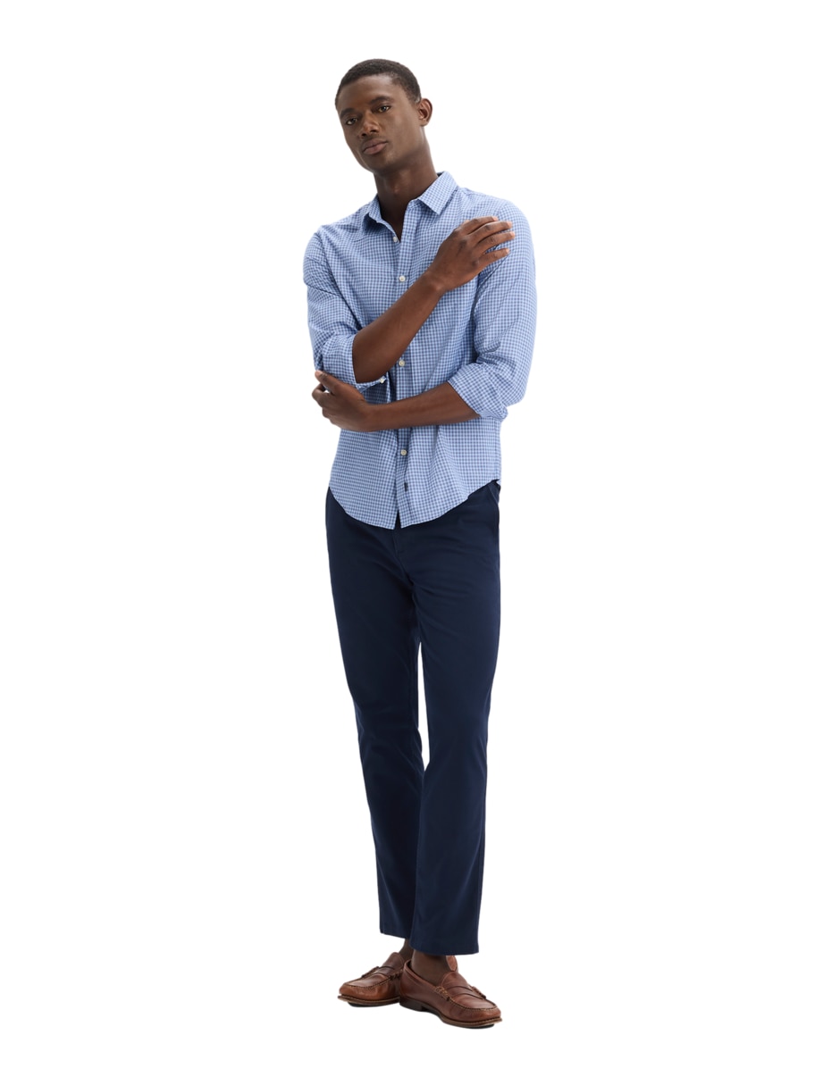 Camisa casual Dockers manga larga para hombre